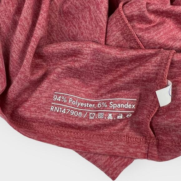 Outdoor Voices All Day CloudKnit Crop Shortsleeve Tee in Desert Rose - Picture 4 of 7